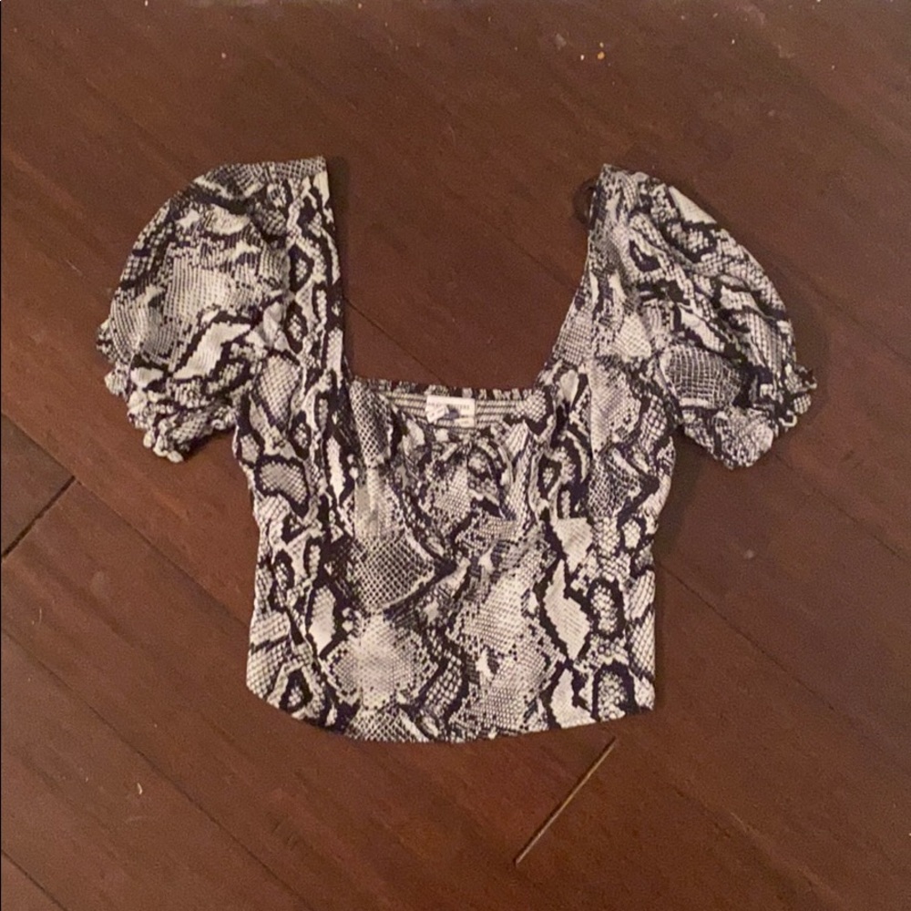 Urban Snakeskin Top